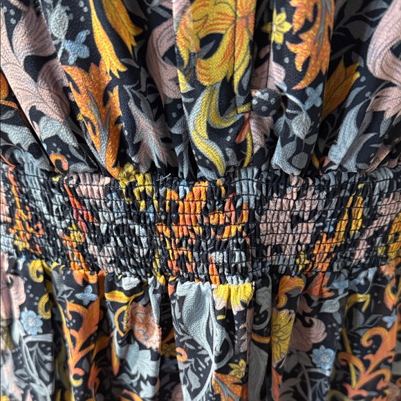 CJ Banks Vibrant Long Sleeve Floral Dress - Picture 7 of 10